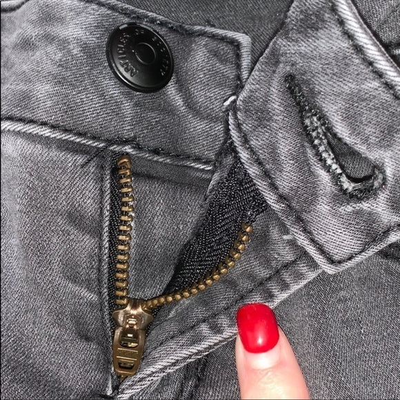 Articles of Society Gray Mya Ankle Zip Jeans - Picture 5 of 8